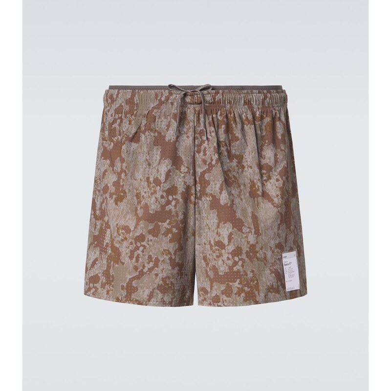 Satisfy Space-O 5 printed running shorts