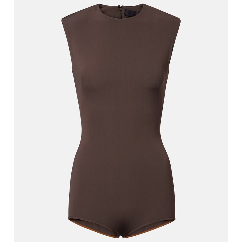 Dámské tílko Mugler v odstínu Dark Chocolate