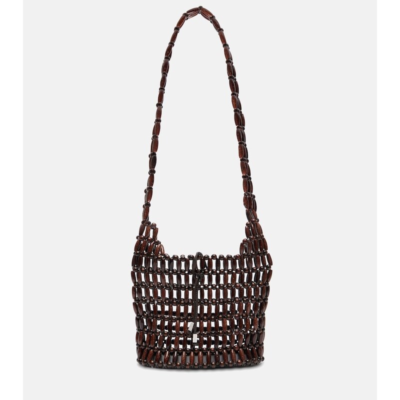 Staud Cornado beaded crossbody bag