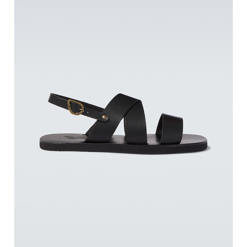 Ancient Greek Sandals Miltos leather slingback sandals