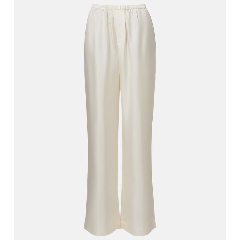 Róhe Silk wide-leg pants