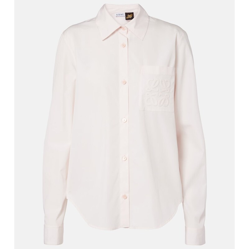 Loewe Paulas Ibiza Anagram cotton poplin shirt