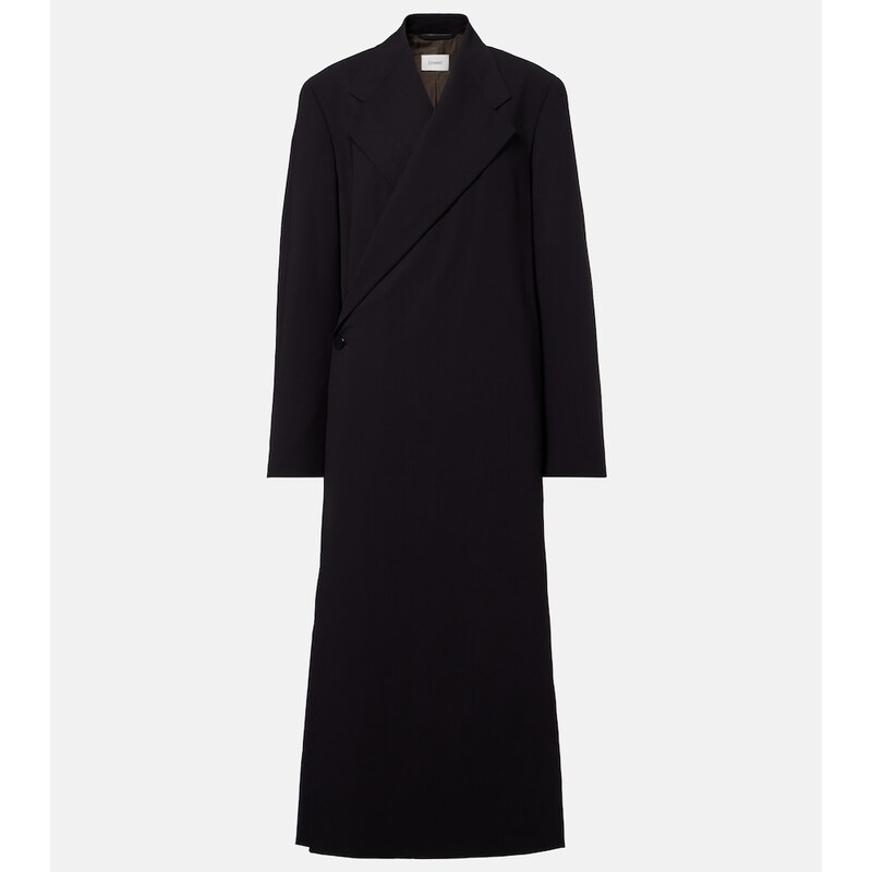 Lemaire Wool crÃªpe wrap coat