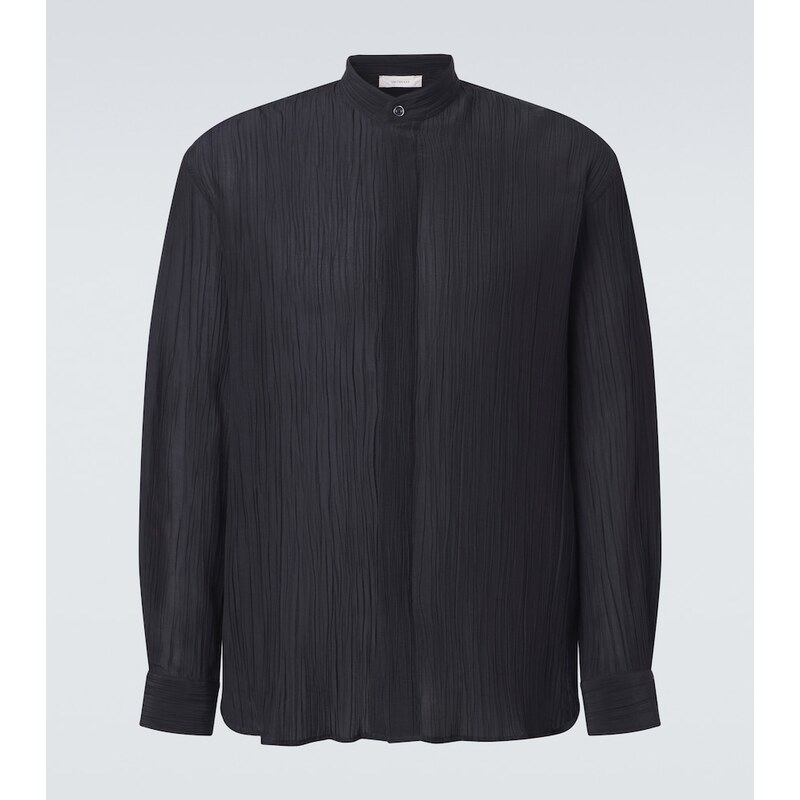 Umit Benan Bruce linen and cotton shirt