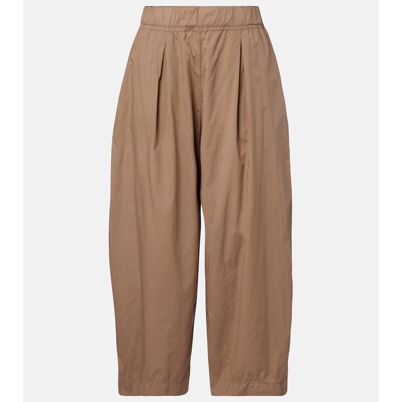 Velvet Sophia cotton poplin wide-leg pants