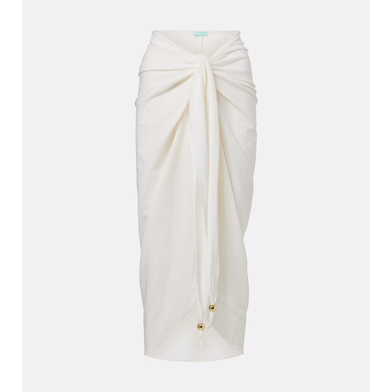 Melissa Odabash Winnie cotton and linen beach cover-up