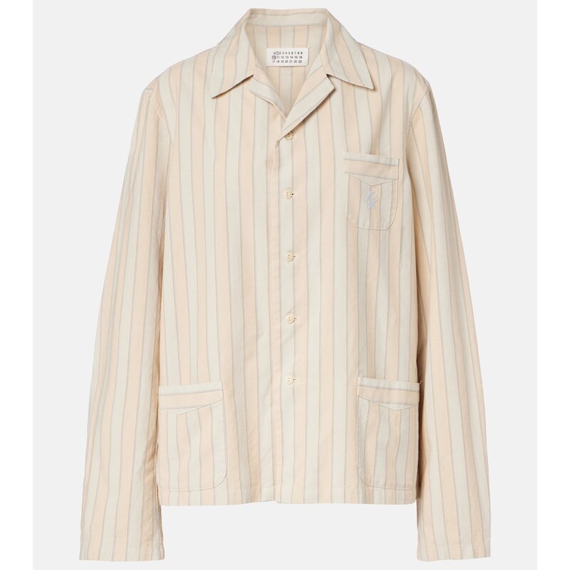 Maison Margiela Striped cotton shirt