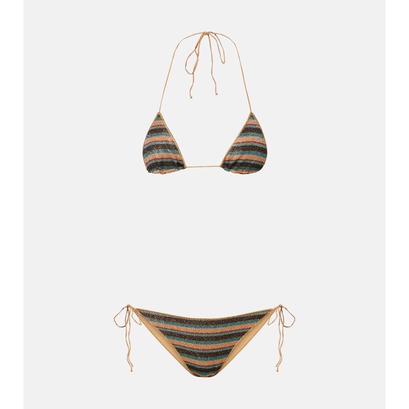 Oséree Lumière striped bikini