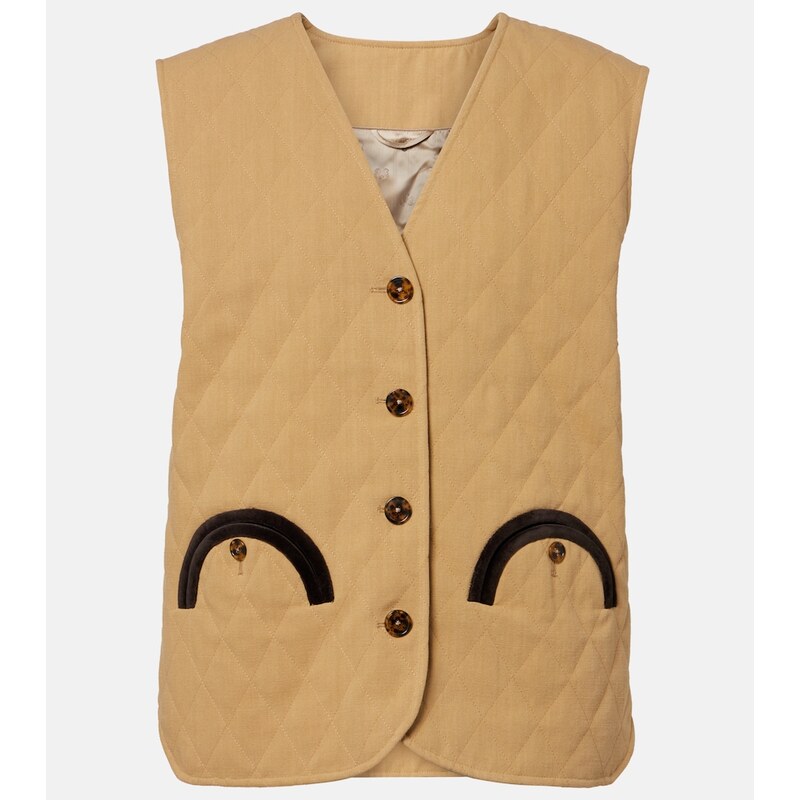 Blaze Milano BlazÃ Milano Suffolk quilted cotton vest