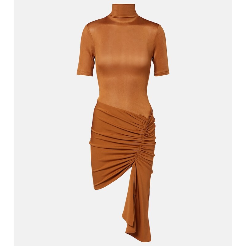 Christopher Esber Fusion ruched minidress