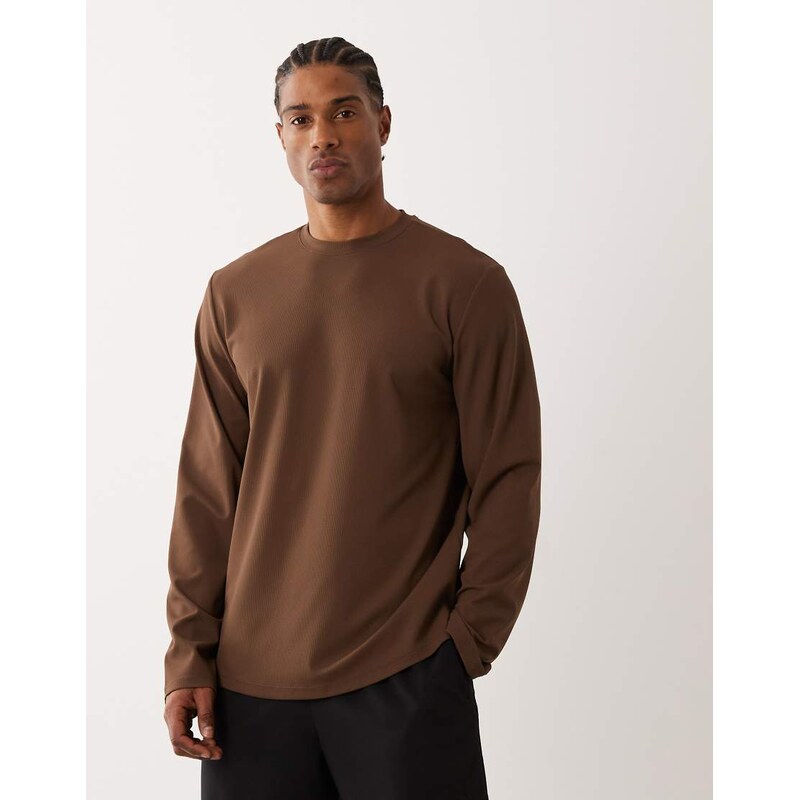 4505 running quick dry performance waffle long sleeve top with