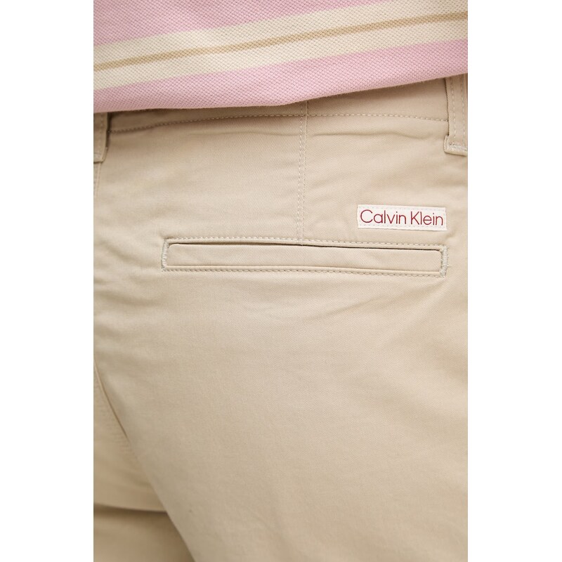 Calvin Klein Jeans chino šortky pánské bavlněné s elastanem