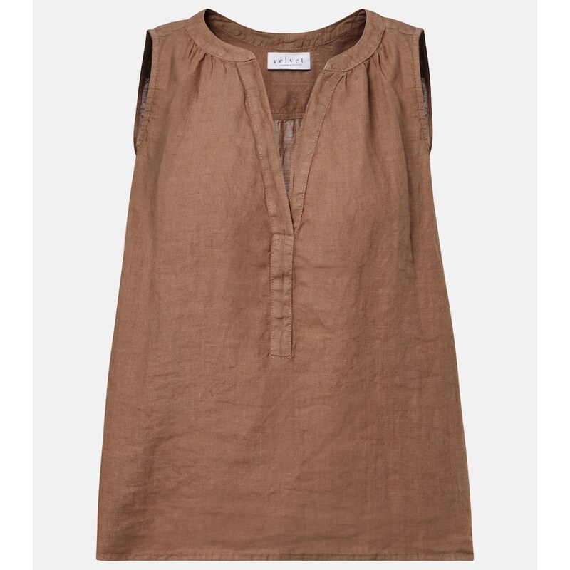 Velvet Tacy linen top
