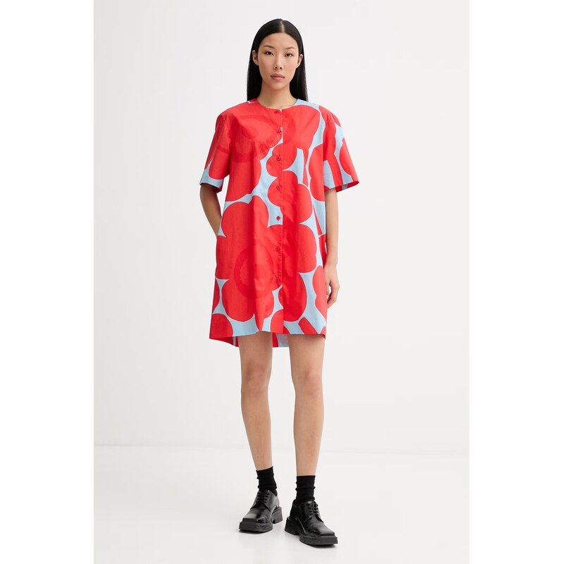 Marimekko košilové šaty bavlněné 115140969