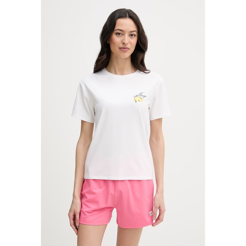 HUGO tričko dámské z modalem CASUAL T-SHIRT