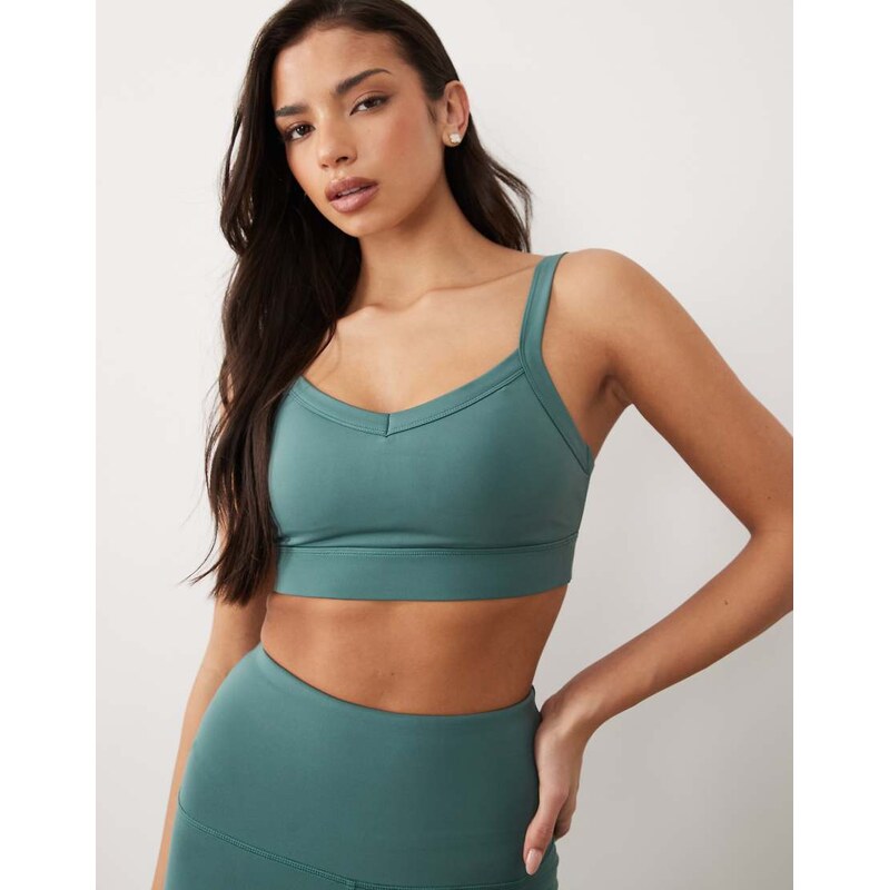 4505 Icon active medium support sports bra with removable padding and 115518722