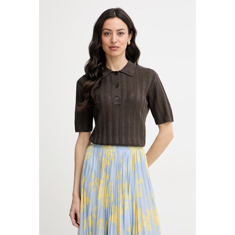 MM by Max Mara svetrové polo dámské lněné RIVETTO 115074471