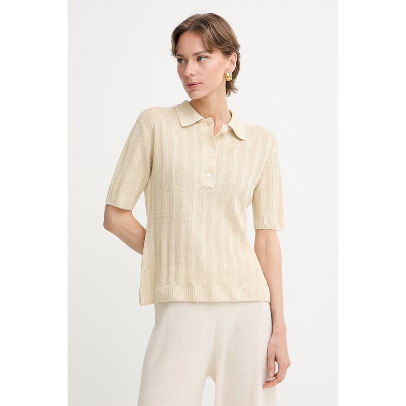 MM by Max Mara svetrové polo dámské lněné RIVETTO 115074472