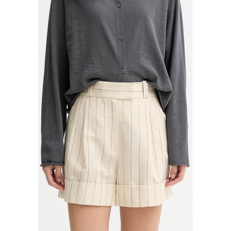 Rag & Bone šortky dámské se lnem Neila 115074493