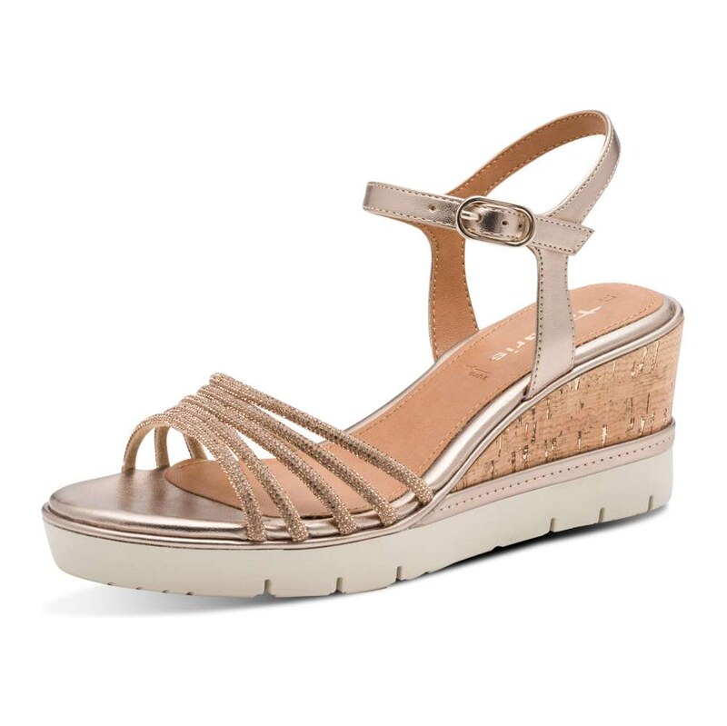 RIEKER Dámské sandály TAMARIS 28725-46-900 zlatá
