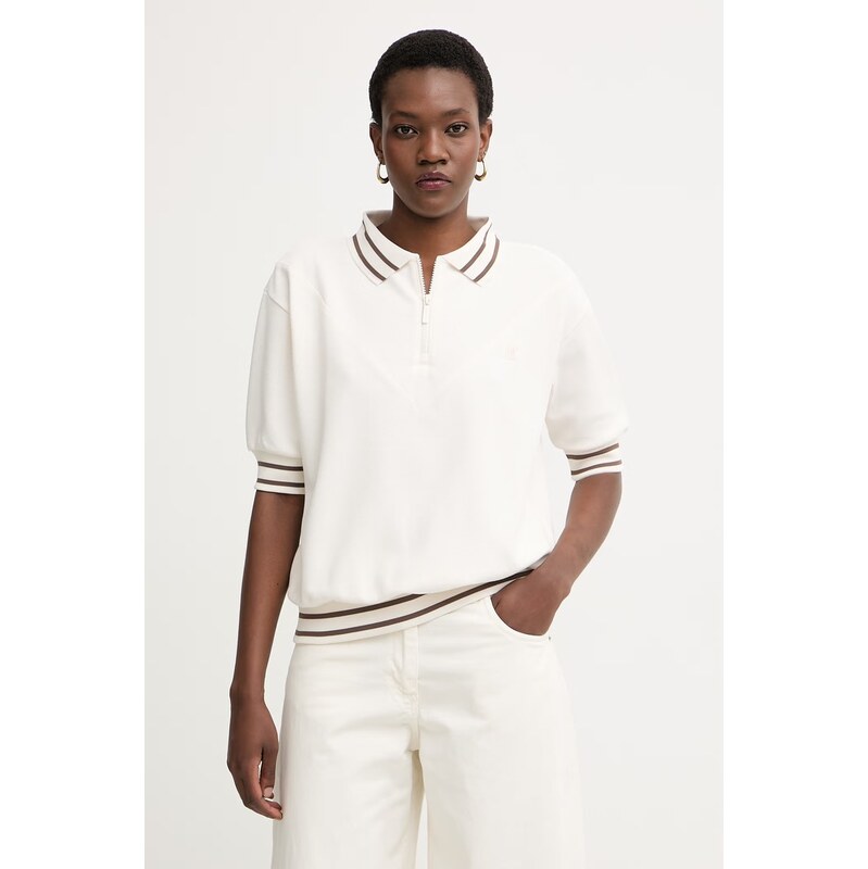 Armani Exchange polo dámské s viskózou 115140967