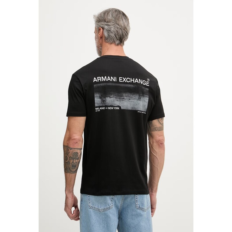 Armani Exchange tričko pánské bavlněné