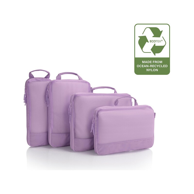 Cestovní organizéry Heys Ecotex Compression Packing Cube 4 Pc Set 114492491