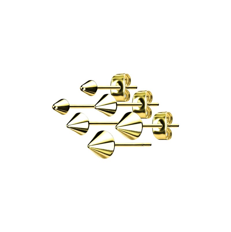 Atreya Ocelové náušnice s hroty 115077004