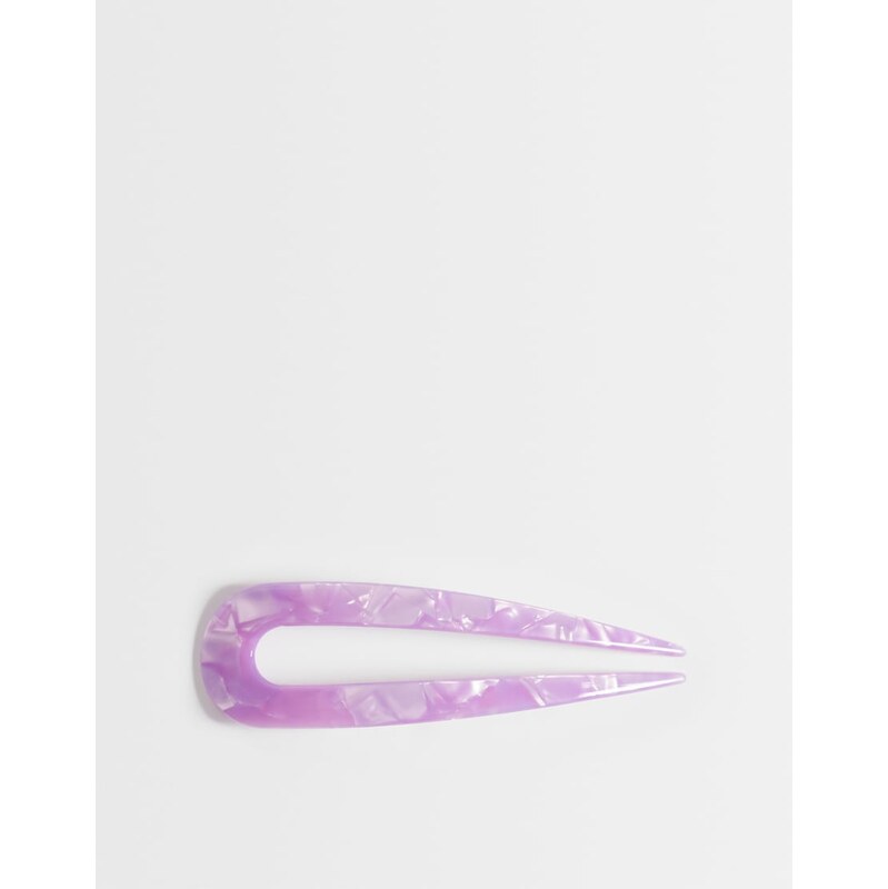 Sui Ava french twist hair pin in purple 115078960