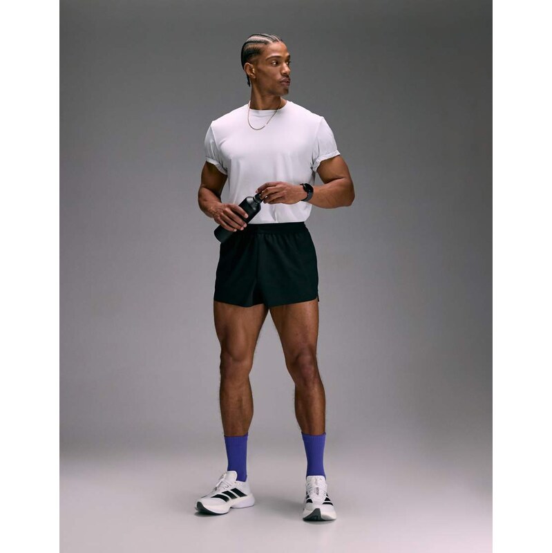 4505 2 ultra short running shorts with elastic waist band and zip 115078986