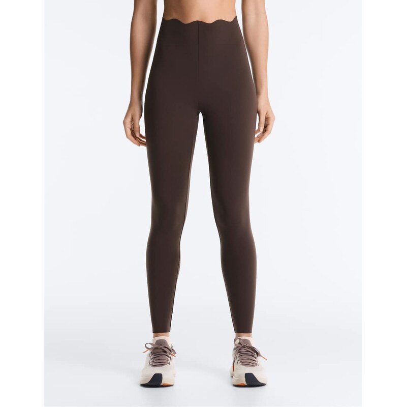 OYSHO High-rise compressive core control ankle-length leggings with 115079782