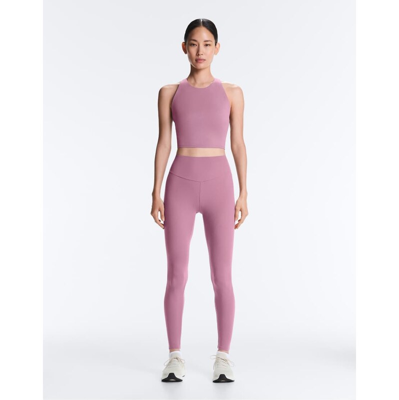 OYSHO Comfortlux high-rise ankle-length leggings in pink 115079806