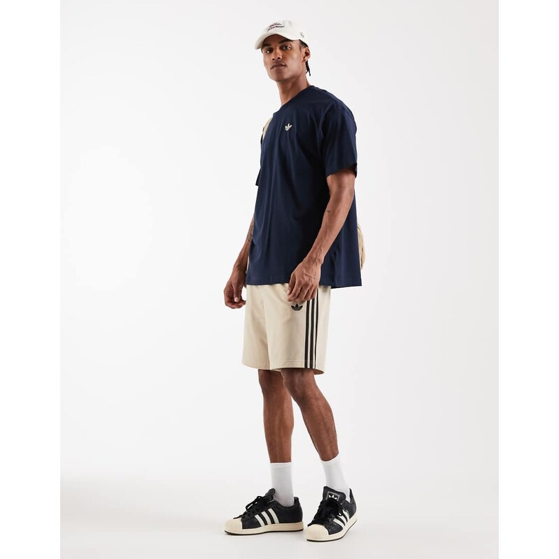 adidas Originals Firebird shorts in khaki-Green