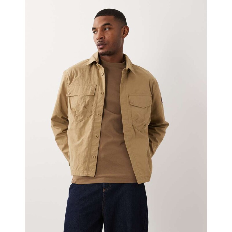 Napapijri shirt in tan-Neutral
