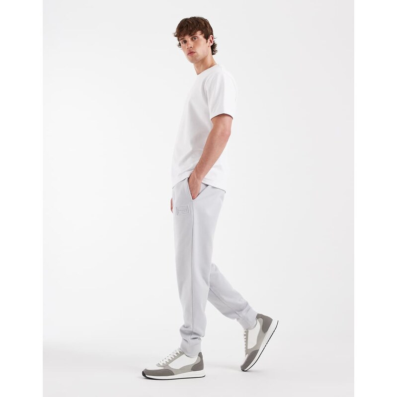 Lacoste slim jersey jogging bottoms in light grey