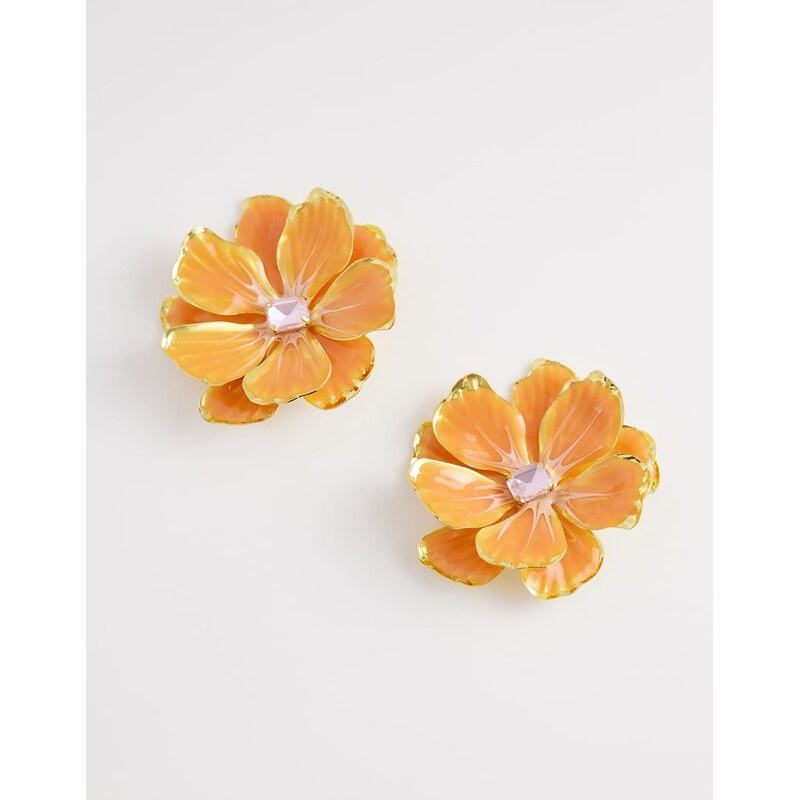 ALDO mariglo flower earrings in orange 115079123
