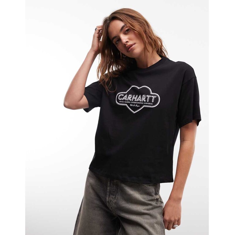 Carhartt WIP cloud heart t-shirt in black