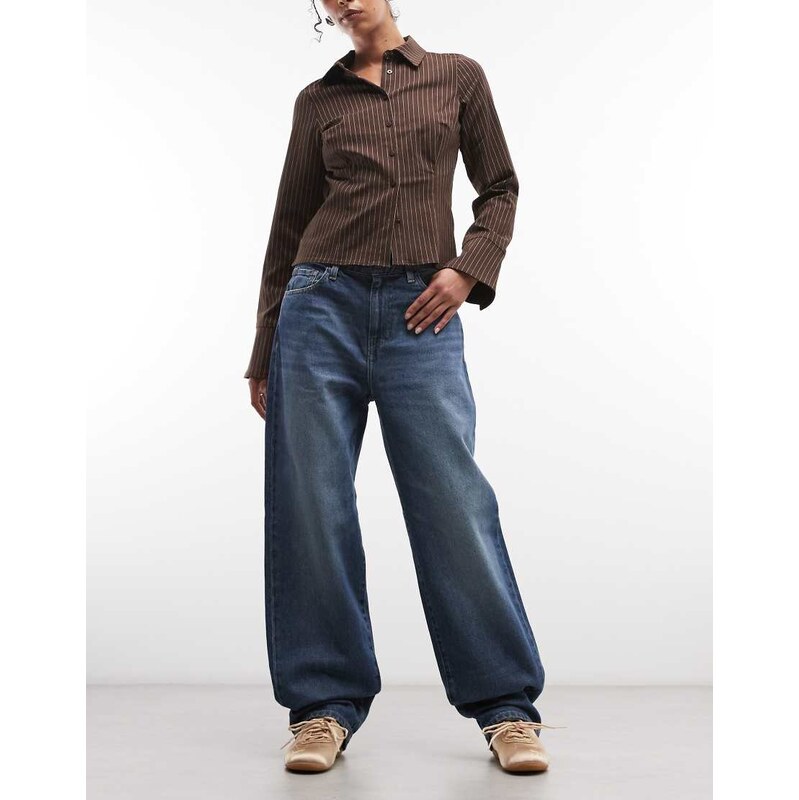Carhartt WIP Arin tapered jeans in dark blue wash