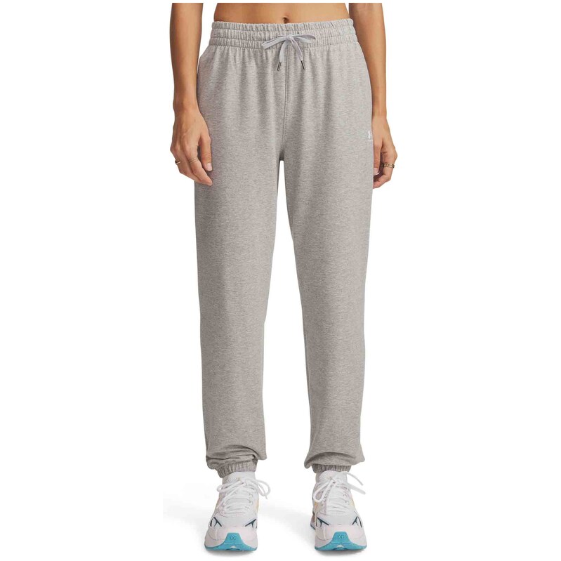 Dámské Kalhoty Under Armour Sport Terry Jogger-Gry šedá M
