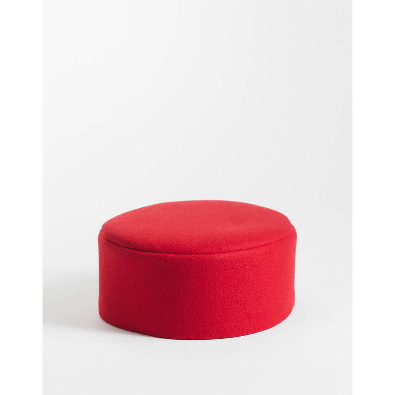 ASOS DESIGN pillbox hat in red 115079664