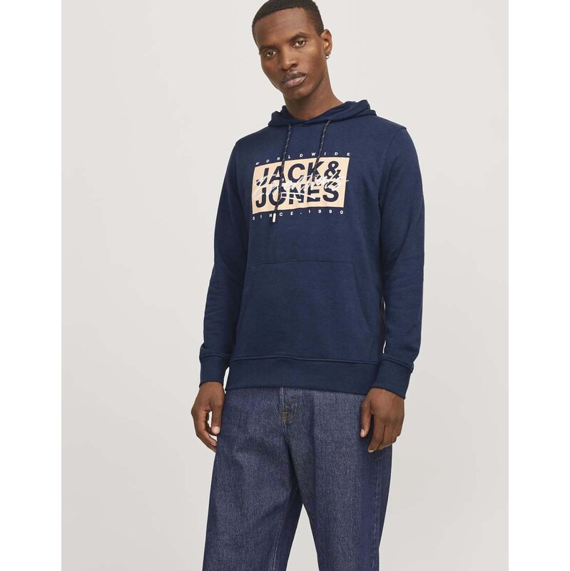 Jack & Jones Hoodie in navy blazer