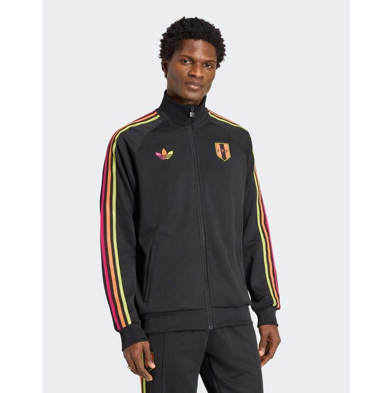 adidas performance Peru originals track top in black