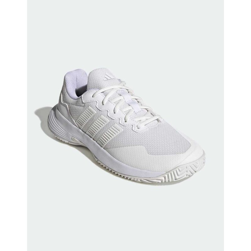 adidas performance Gamecourt 2 tennis shoes in cloud white /