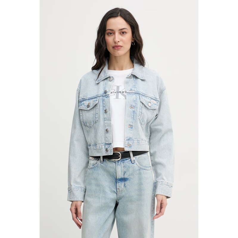 Calvin Klein Jeans krátká bunda dámská džínová