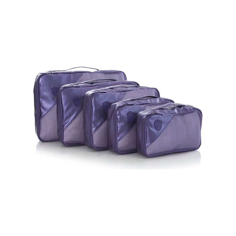 Cestovní organizéry Heys Metallic Packing Cube 5pc Navy