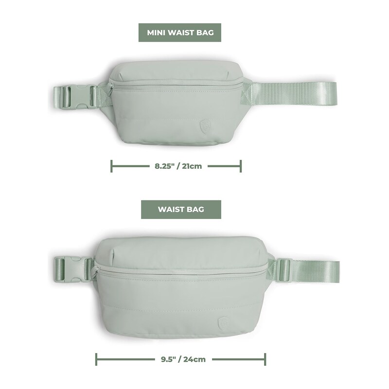 Dámská ledvinka Heys Puffer Waist Bag Sage Green