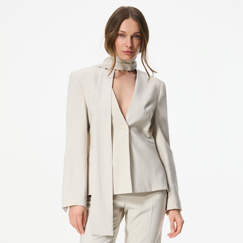 Reserved - LADIES` BLAZER - béžová 115080757