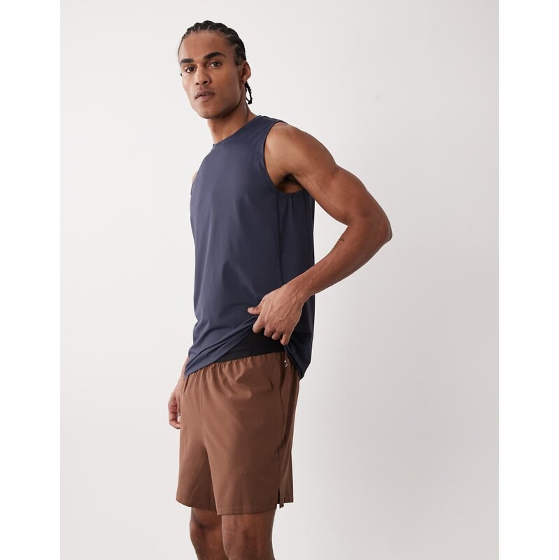 4505 5 running short with elastic waist band and mesh back pocket in 115519314