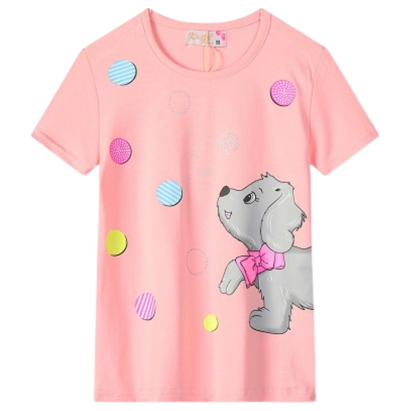DÍVČÍ TRIČKO růžové Kugo KC2301