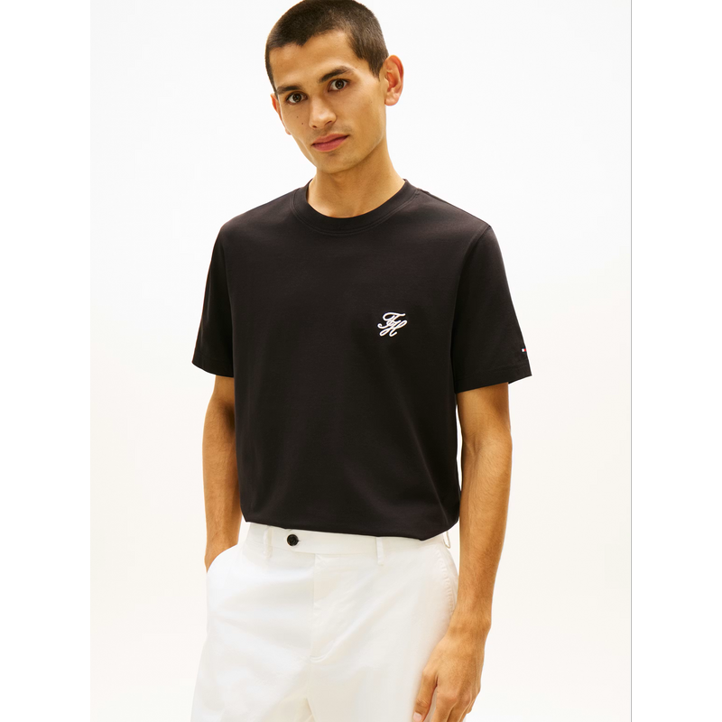 Tommy Hilfiger pánské černé tričko